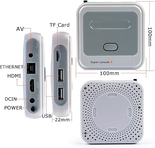 Miniatura 6 de Kinhank Super Console X - Consolas de juegos retro integradas en más de 95,000 juegos clásicos, compatibles con PS1PS2PSPMAME, consola de juegos