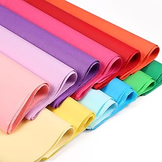 Kesote 60 Hojas Papel de Seda 50 x 70 cm Papel para Envolver Regalos o Manualidades, 12 Colores