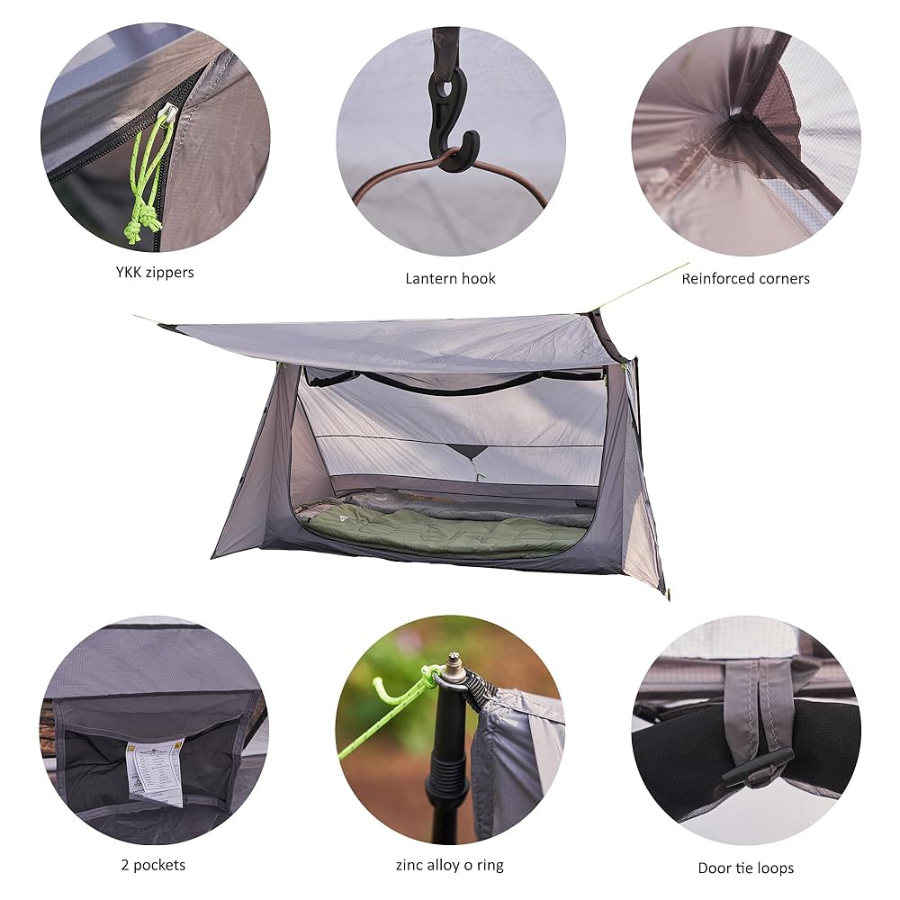 RandselPOLER 2人用テント TWO PERSON TENT Amazon.com : Camping Tent 2 Person, Waterproof Windproof