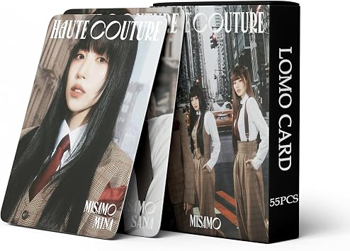 55Pcs Kpop Twice Card Photocards Twice Haute Couture New Album Card Misamo Mini Photo Cards for Fans