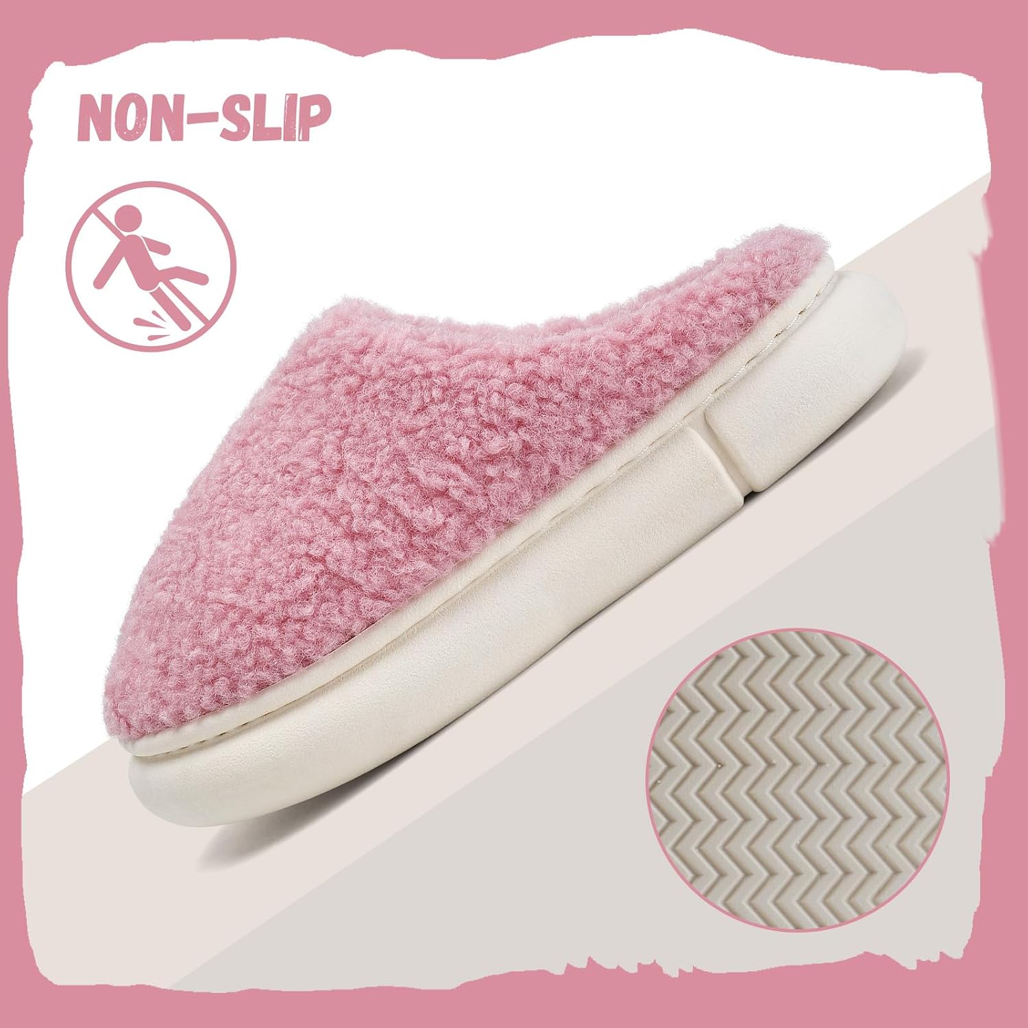 IceUnicorn Kids Slippers Boys Girls Warm Soft Plush Memory Foam House Slippers Big Little Kids Non-Slip Winter Home Shoes for Indoor Outdoor