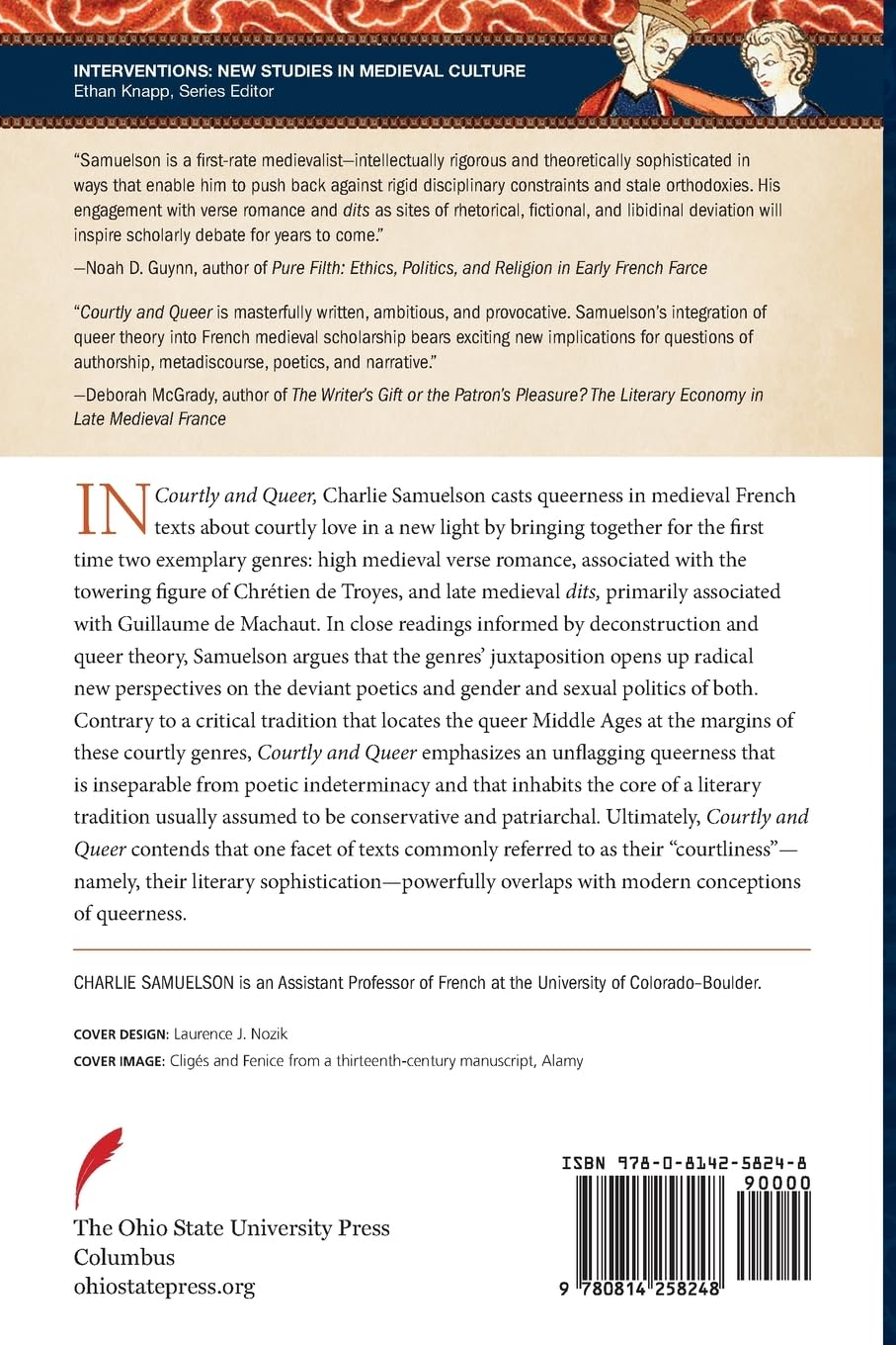 Courtly and Queer: Deconstruction, Desire, and Medieval French Literature (Interventions: New Studies in Medieval Culture)