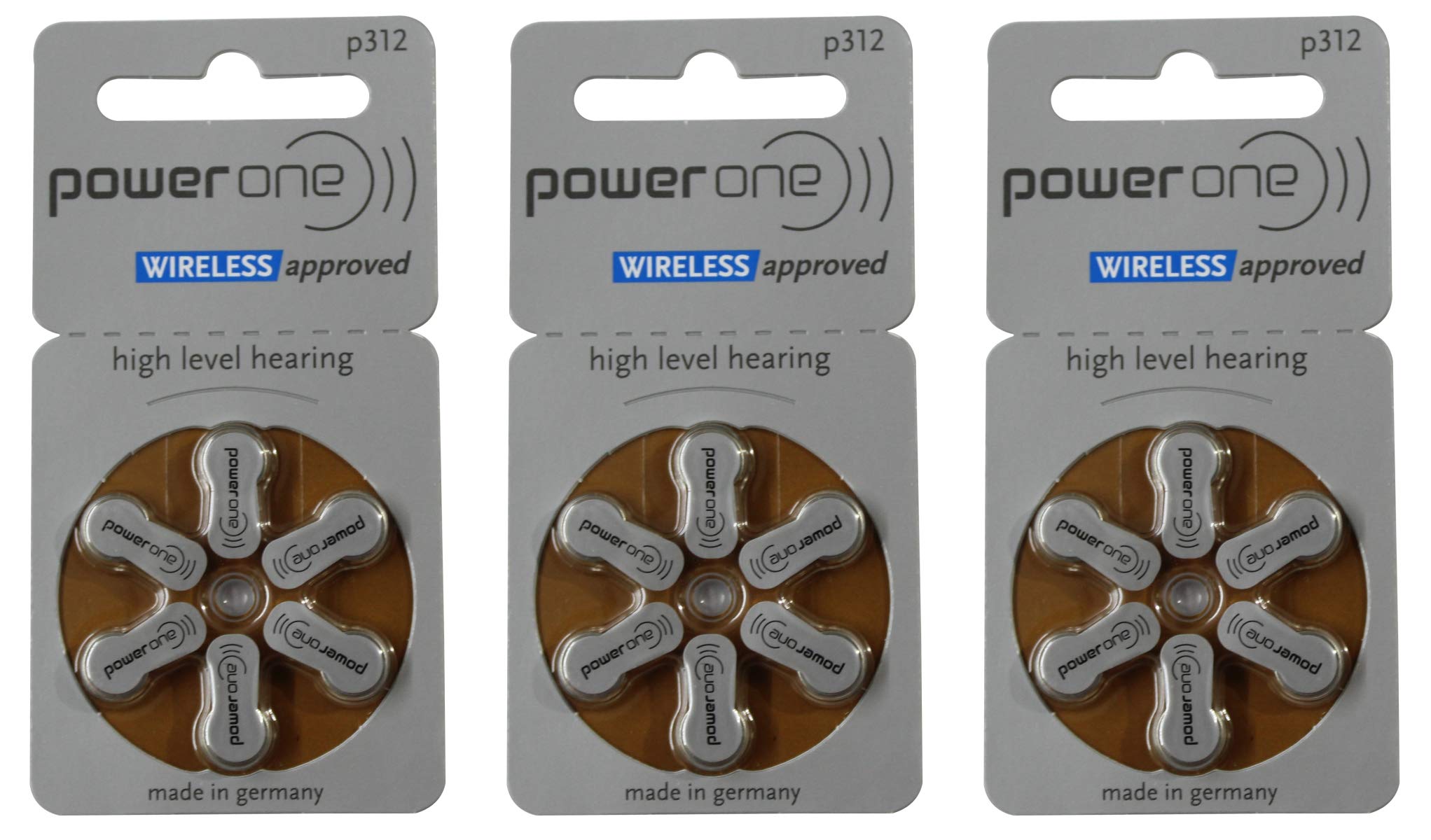 FCS Power Zinc Air Mercury-Free One Hearing Aid Battery (Size P312, 3 Strip Total 18 Batteries) (B07N4B9ZH1) Amazon Price History, Amazon Price Tracker