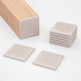 Non Slip Furniture Pads-Square 5cm*5cm 8 Pcs 2", Silicone Material Pads, Adhesive Rubber Furniture Feet, Ideal Non Skid Furniture Pad Floor Protectors,Anti Slip Furniture Pads