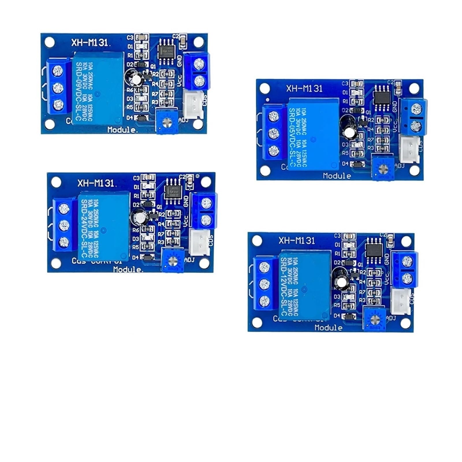XH-M131 DC 5V/9V/12V/24V Light Control Switch Photoresistor Relay Module Detection Sensor Control Module(DC 9V)