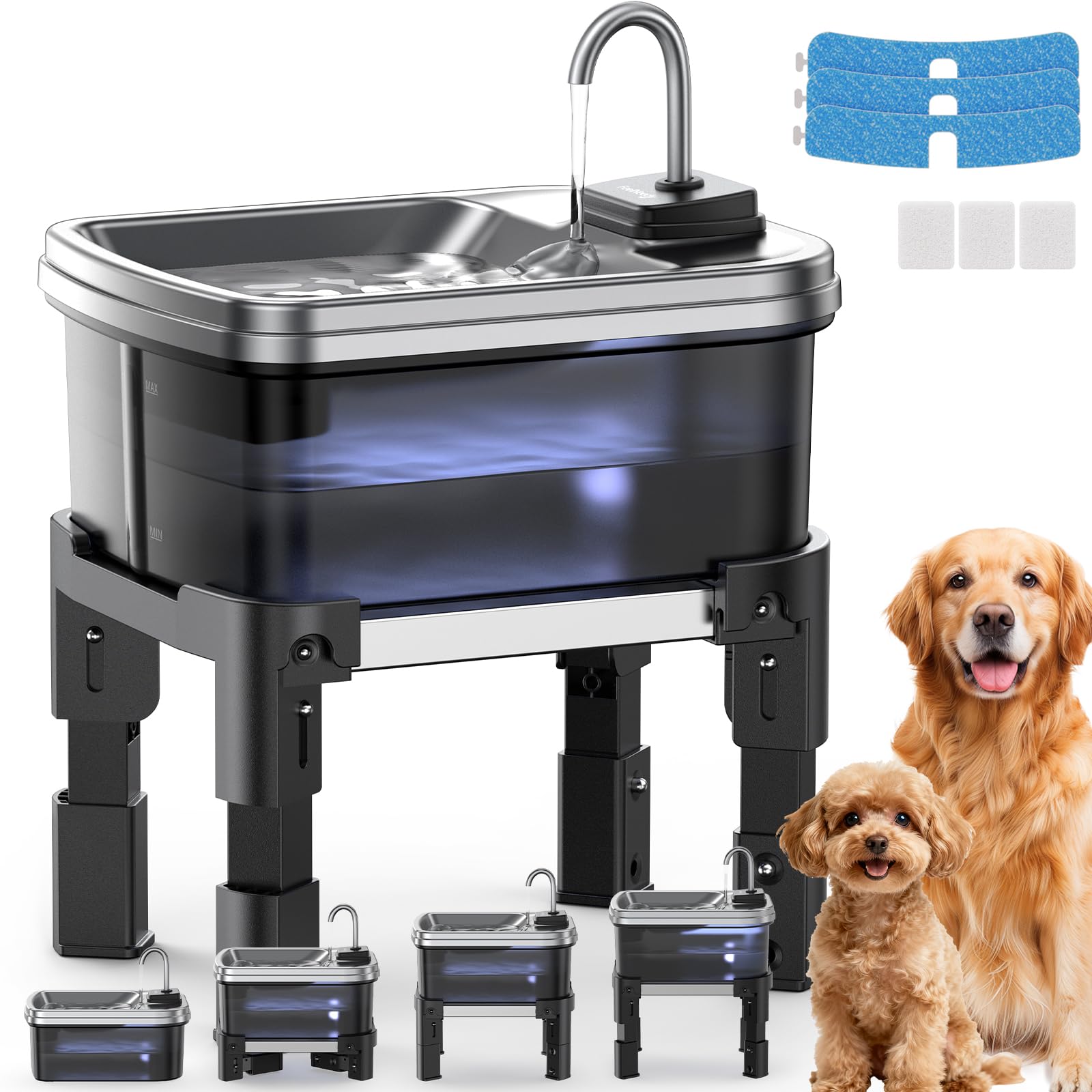 FeelNeedy 9L Dog Water Fountain improve
