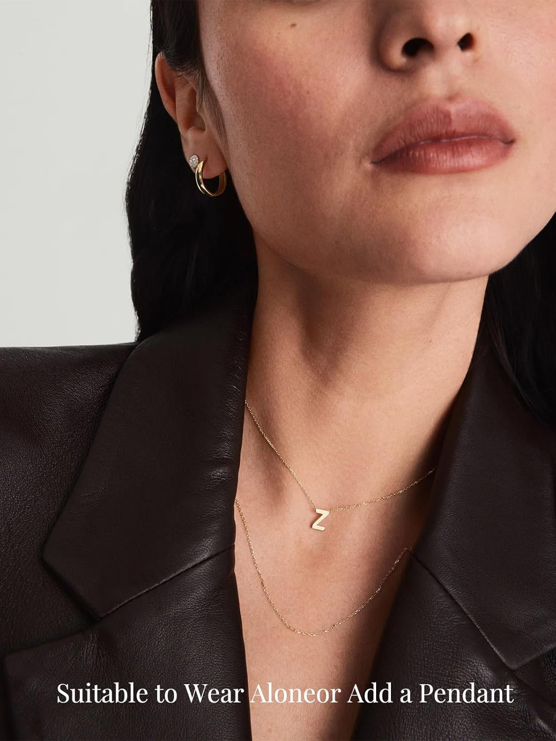 Silvora 925 Sterling Silver Chain Necklace 1.1/1.5mm Thin Silver Chain for Women Sturdy Shiny Women's Chain Necklaces Adjustable Length 16/18/20/22/24 Inches