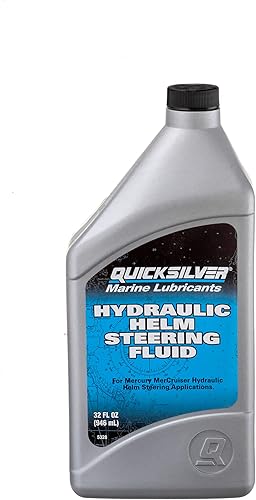 Miniatura 2 de Quicksilver 858078Q01 Líquido de dirección de timón hidráulico - Botella de 32 onzas