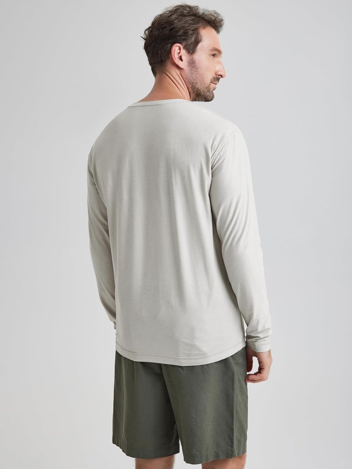 ODODOS Men's Long Sleeve Performance T-Shirt - odSTRATUM Tech Tee, Ultra Soft Moisture Wicking UPF 50+ Fitness Top - Image 2