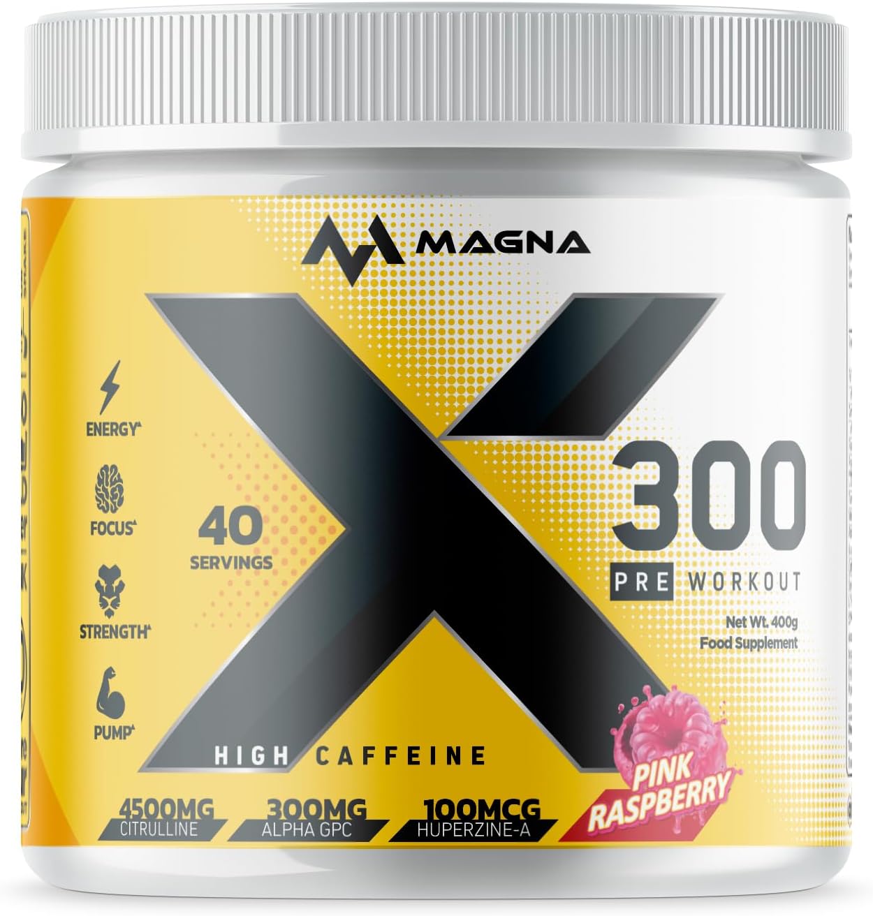 X300 Complete Pre Workout Powder Drink High Caffeine + Pump