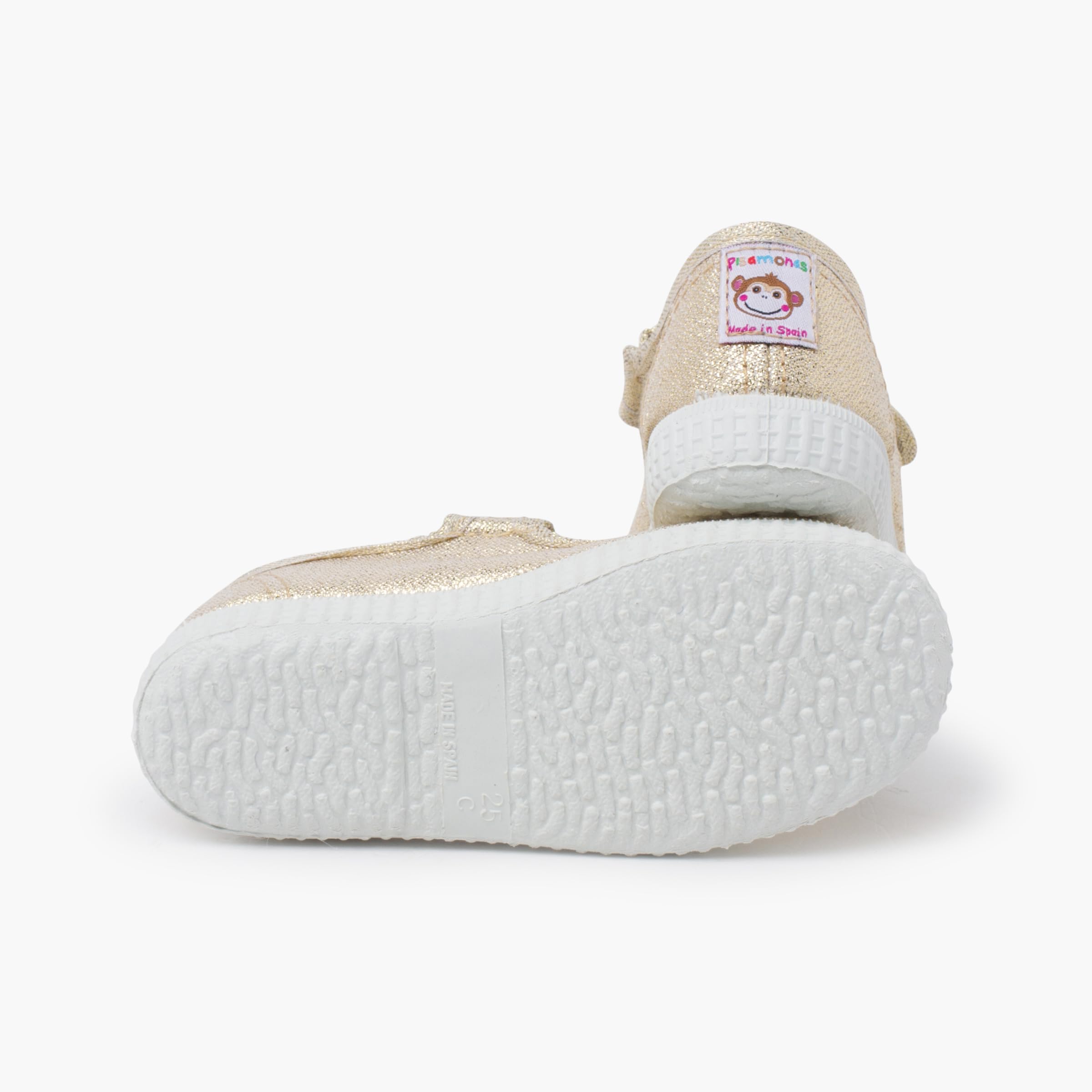 Pisamonas Ballerine con Cinturino Glitter Chiusura A Strappo