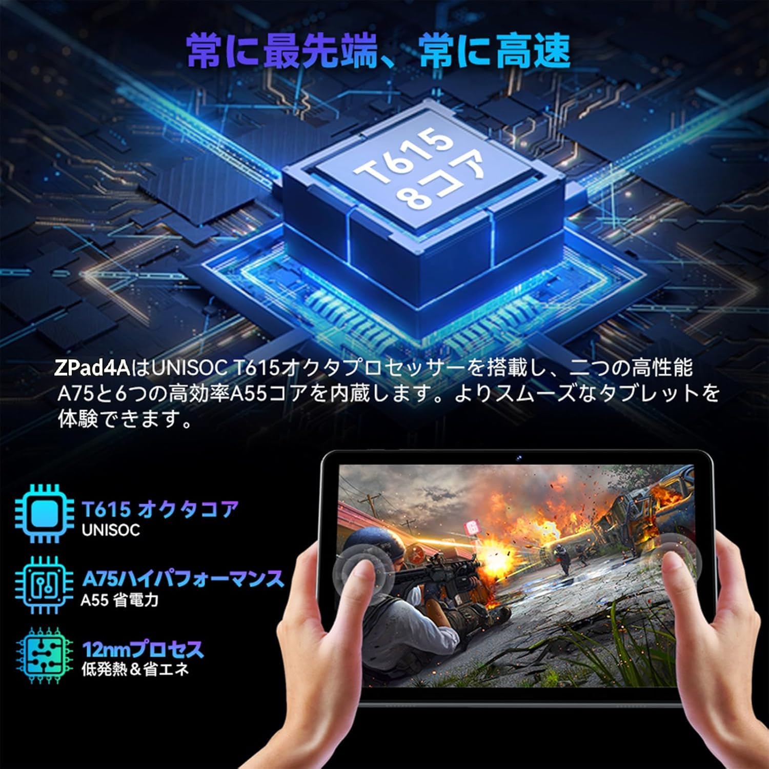 Amazon.co.jp: 【Android 16 タブレット 11インチ Wi-Fiモデル】ZPad4A
