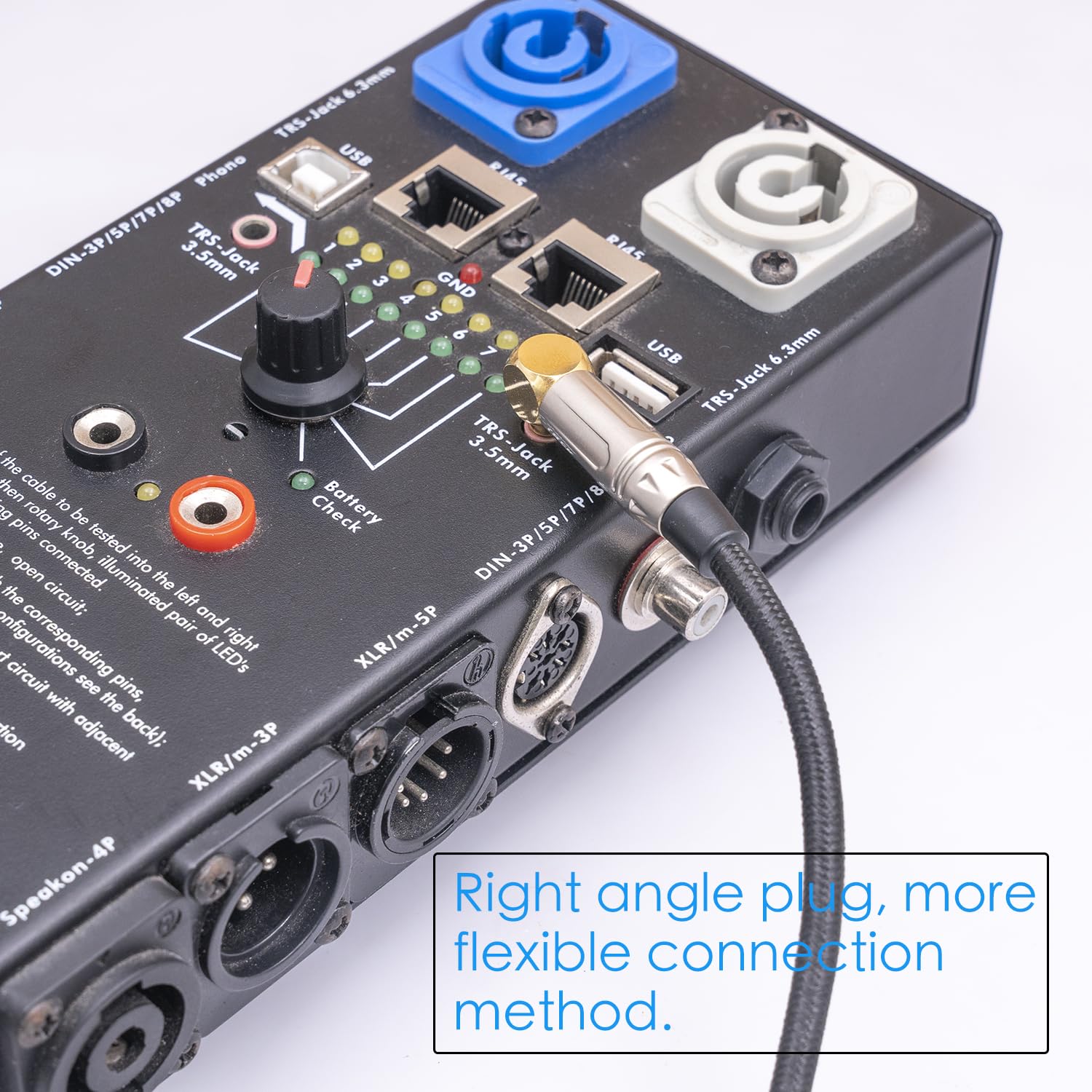 Kabeladapter, rechtwinklig, 3,5 mm auf XLR, symmetrisch, vergoldet, 0,3 cm Mini-Klinkenstecker auf XLR-Stecker, Mono-Audiokabel für Laptop, Lautsprecher, Mixer, 30 cm
