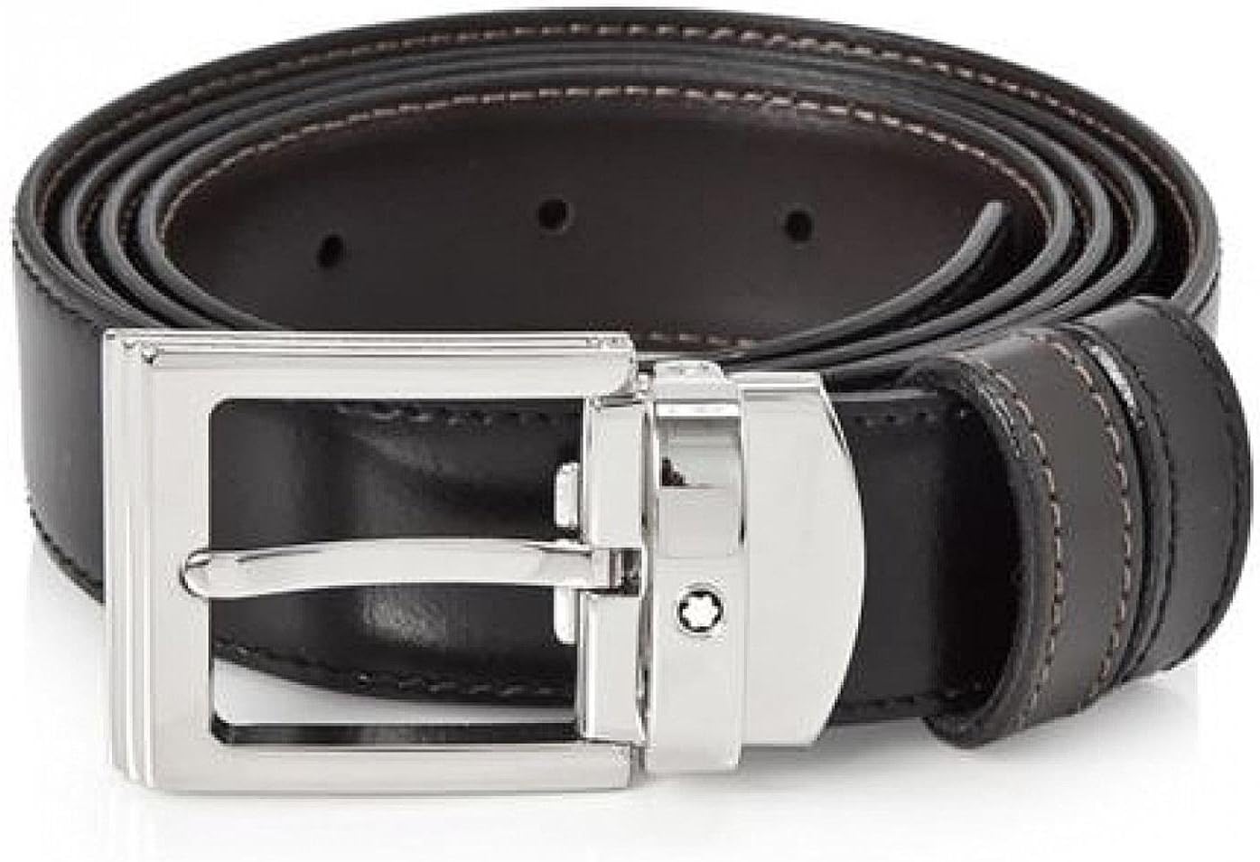 Montblanc Reversible Leather Belt - Black/Brown