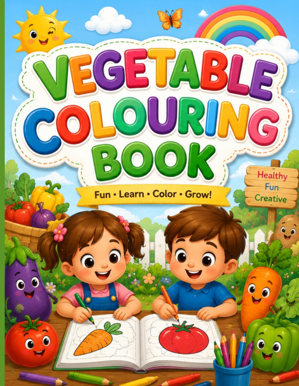 VEGETABLE COLOURING BOOK (Little Artist collection)