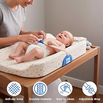 Changing Table with Waterproof Lining, Diaper Change Pad for Dresser, Table