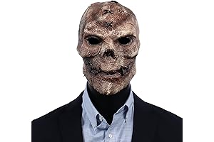 Creepy Full Head Skull Mask Halloween Scary Latex Helmet for Cosplay Party Props