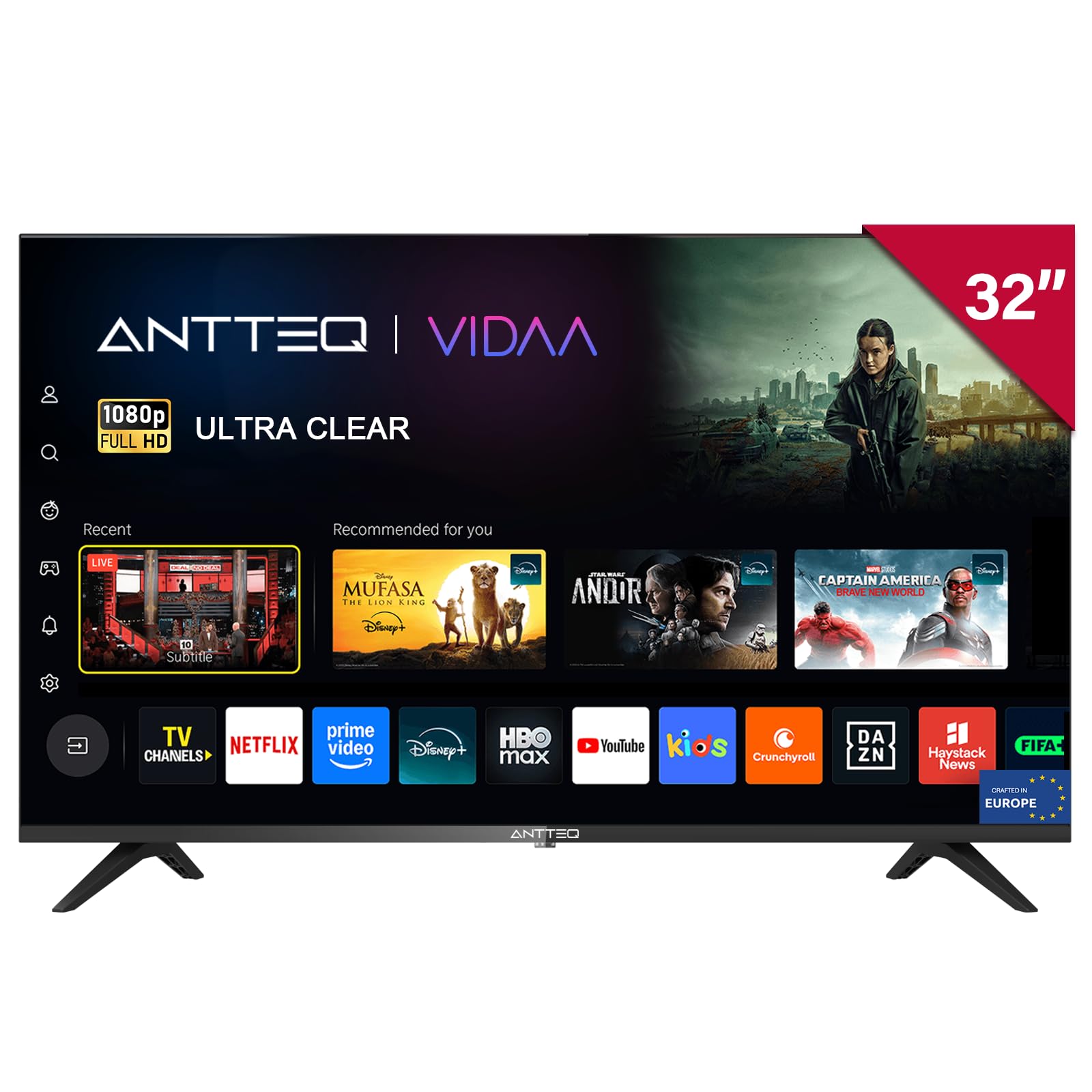 smart tv antteq 32 zoll full hd wi-fiTriple Tuner
