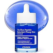 COSRX The Blue Copper Peptide Bakuchiol Serum, Korean Peptide Plumping Serum for Face, GHK-Cu Copper Peptides with Bakuchiol, Glow &amp; Plump, Anti-aging &amp; Skin Firming Care, Korean Skin Care, 1.69 Fl Oz