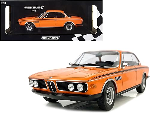 Miniatura 3 de Minichamps 155028131 118 BMW 3.0 CSL-1971-Orange Coche miniatura coleccionable, naranja