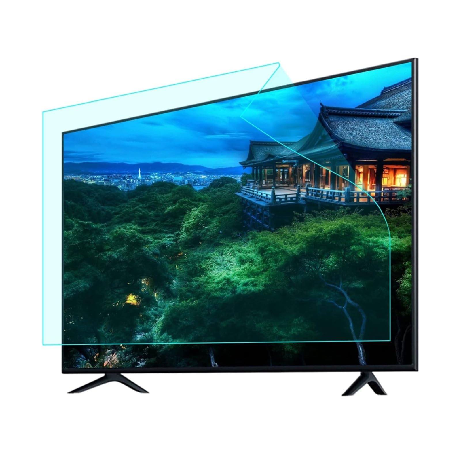 VSHENG Matte Tv Anti-Glare Film, 27-75 Inch Tv Screen Protector Anti Blue Light No Bubble Anti-Scratch Injury, Fits LCD, Led, 4k OLED And QLED HDTV(42 inch 917x516mm)