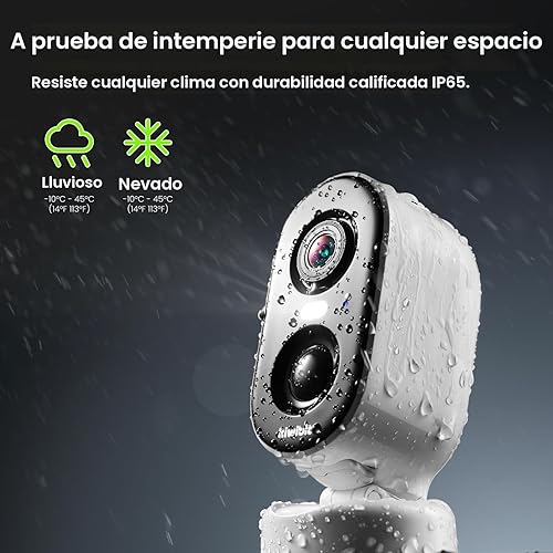 Miniatura 8 de Cámaras de seguridad inalámbricas para exteriores, cámara exterior 2K para seguridad del hogar, cámara de batería, montaje magnético, detección de