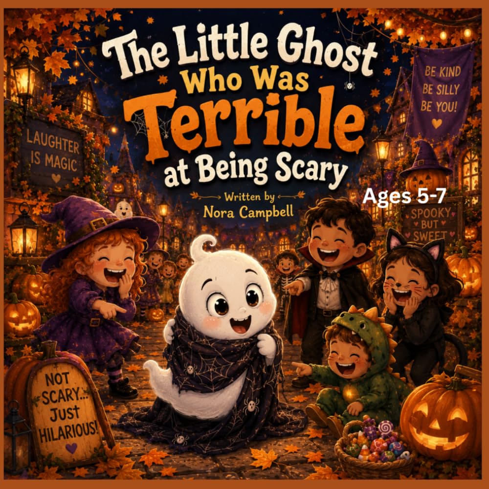 The Little Ghost Who Was Terrible at Being Scary: Children who love funny not-so-scary ghost stories| Ages 5-7