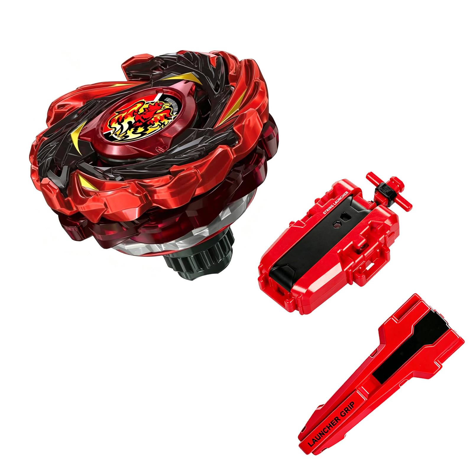X Battling Top CX12 Booster Flare Metal X Gyro Bay Top with Launcher & Grip