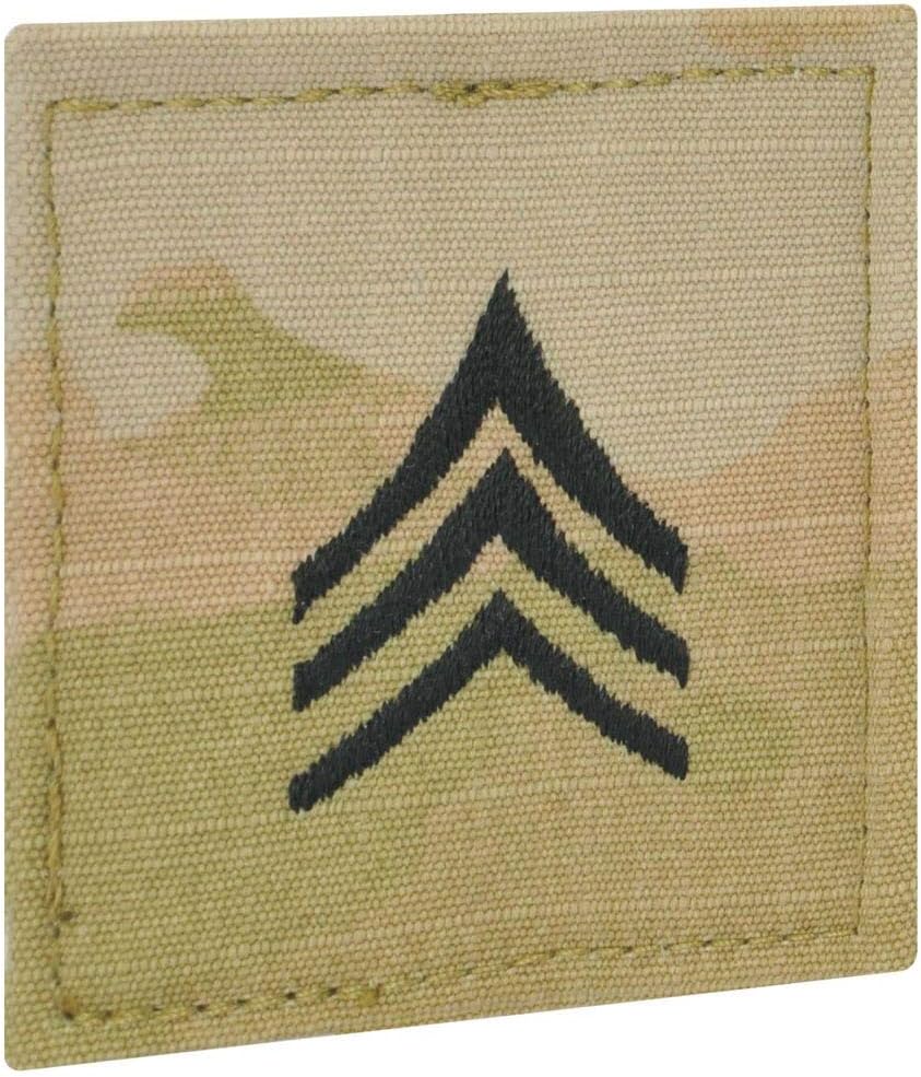 Army Sergeant Rank OCP with Hook and Loop