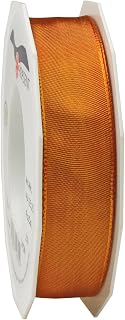 Morex Ribbon French Wired Lyon Ribbon, 1-Inch by 27-Yard Spool, Pumpkin