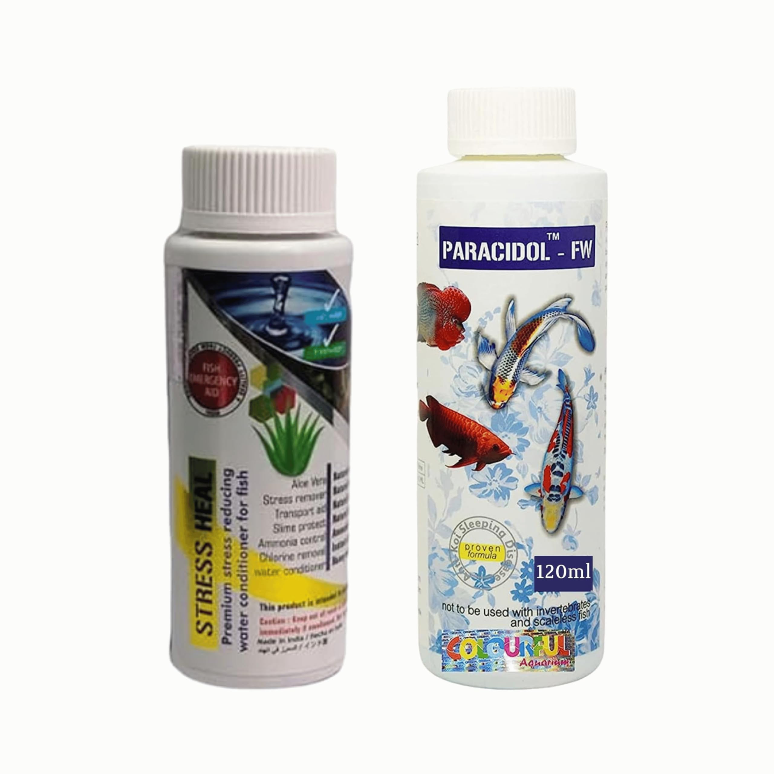 Foodie Puppies Aquatic Remedies 2 in 1 Aquarium Medicine Combo - (Bactonil & Paracidol - 120ml Each) | Anti-Bacterial Effective Fish Skin Treatment |Suitable for Fresh Water with Free Key Ring — Amazon image 10