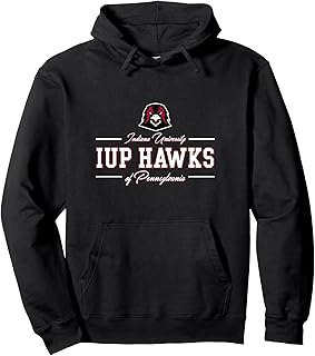 Indiana University Pennsylvania Hawks | IUP NCAA | AA00026 Pullover Hoodie