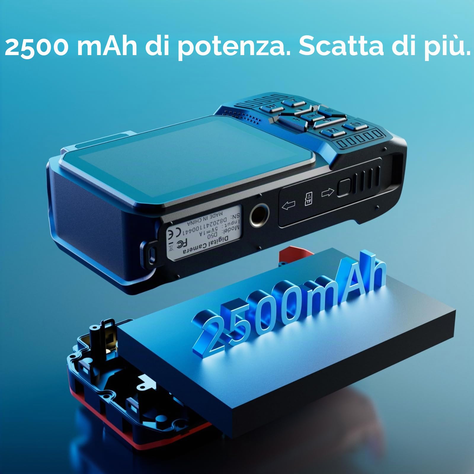 8K 70MP Macchina Fotografica Digitale - MaxMango 33 FT Macchina Fotografica Subacquea, 18X Doppio Schermo Selfie Robusta Antipolvere Antiurto Autofocus, 64GB Fotocamera Digitale