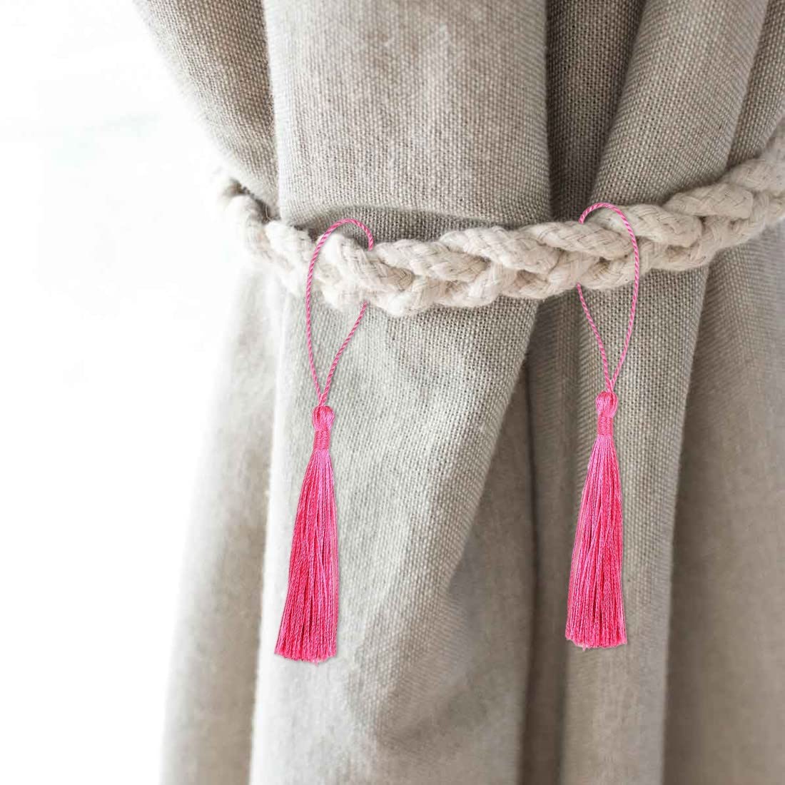 Set Di 100 Nappe In Poliestere Per Fai-da Te - 13 Cm Di Lunghezza, 10 Colori, Per Gioielli, Segnalibri, Decorazioni - 12