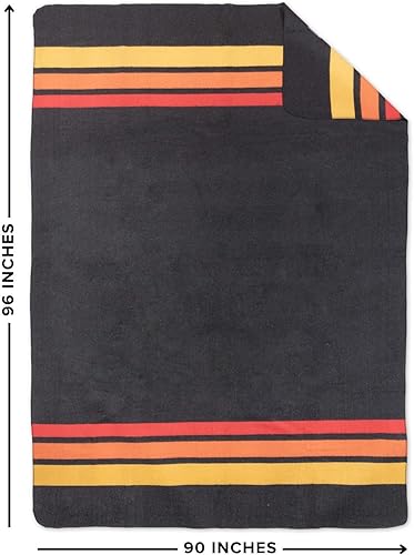 Vista 52 de Arcturus Rainier - Manta de lana – 4.5 libras cálida, pesada, lavable, grande Ideal para camping, al aire libre, supervivencia y kits de Cuatro