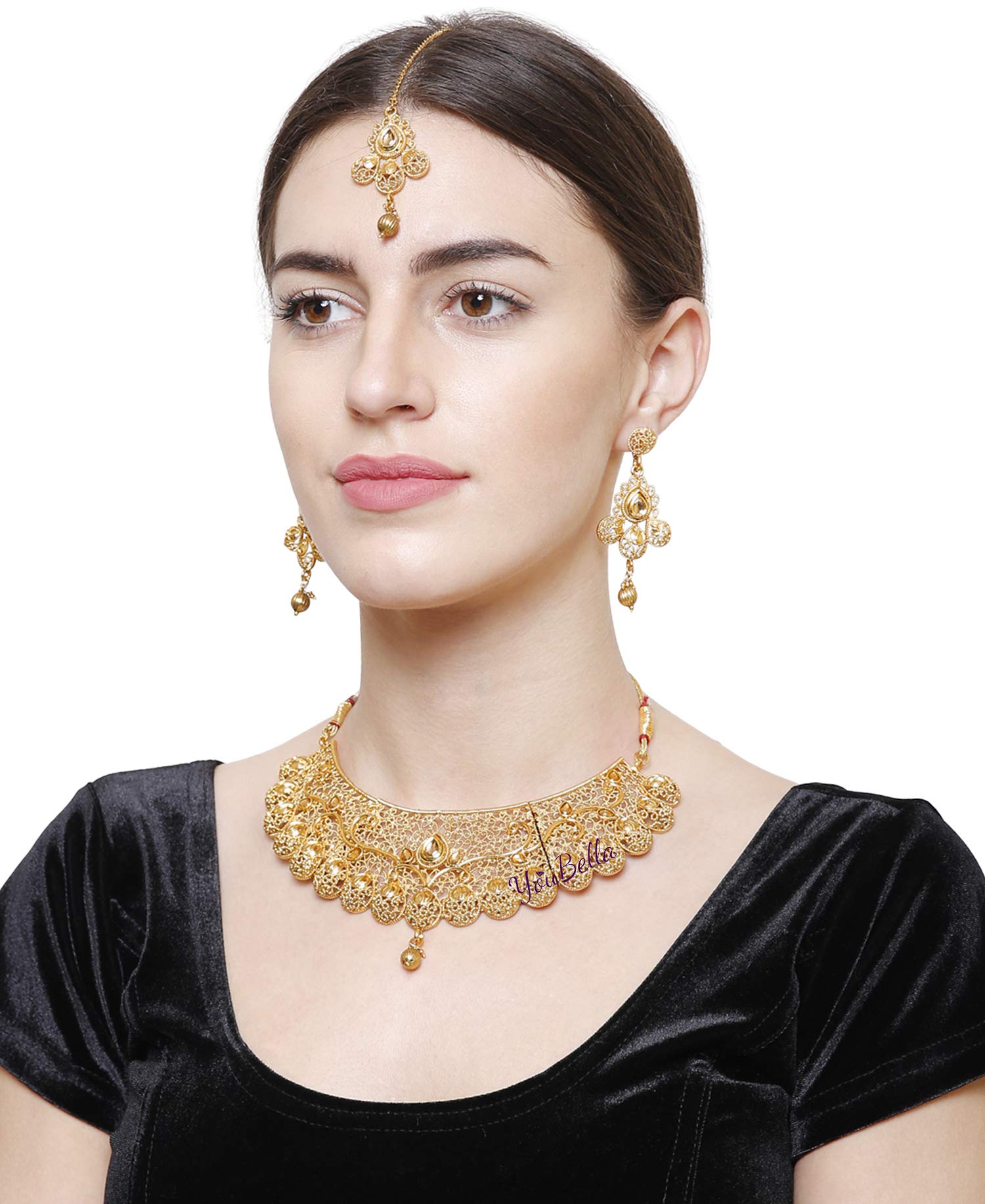 Traditional Necklace & Earrings Combo Set for Women
