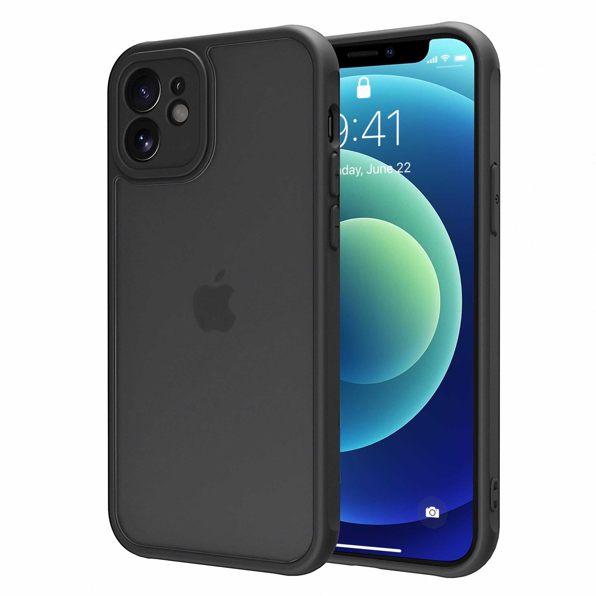 iPhone12 ケース Amazon.co.jp: PINLISHENG iPhone 12 ケース 半透明 マット 米軍MIL