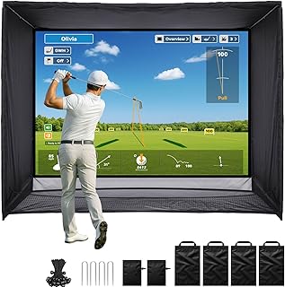 Golf Golf Simulator Enclosure with Impact Screen
