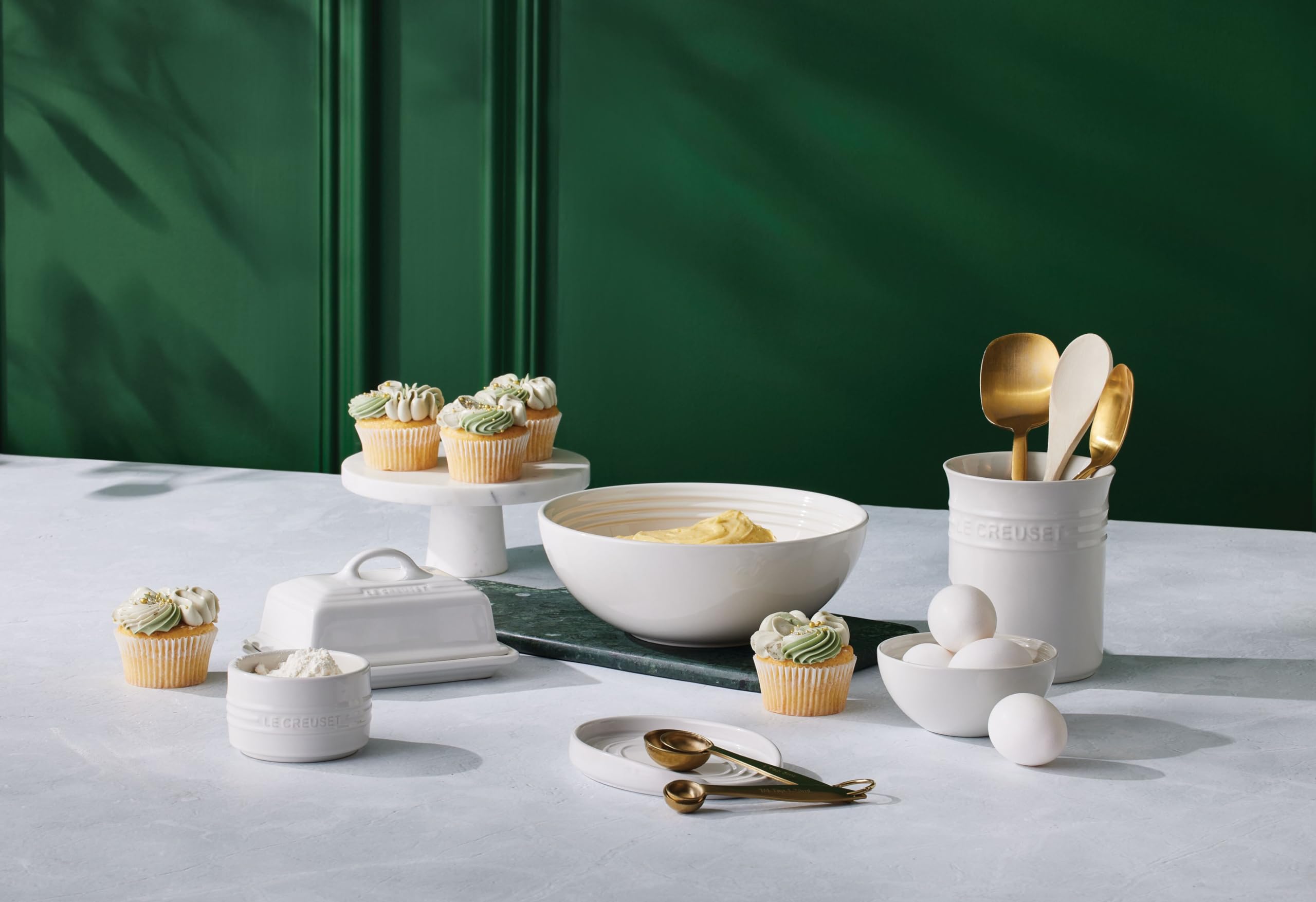Le Creuset Porta Utensílios Clássico 1,1L Cerâmica Branco : Amazon