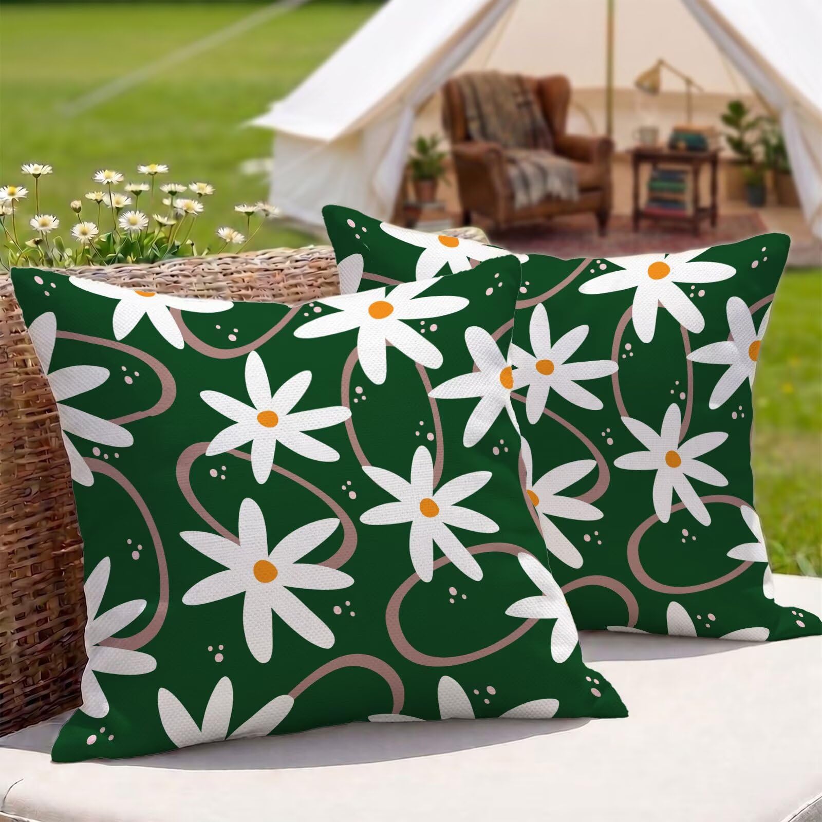 Housses coussin extérieur de qualité supérieure au motif élégant