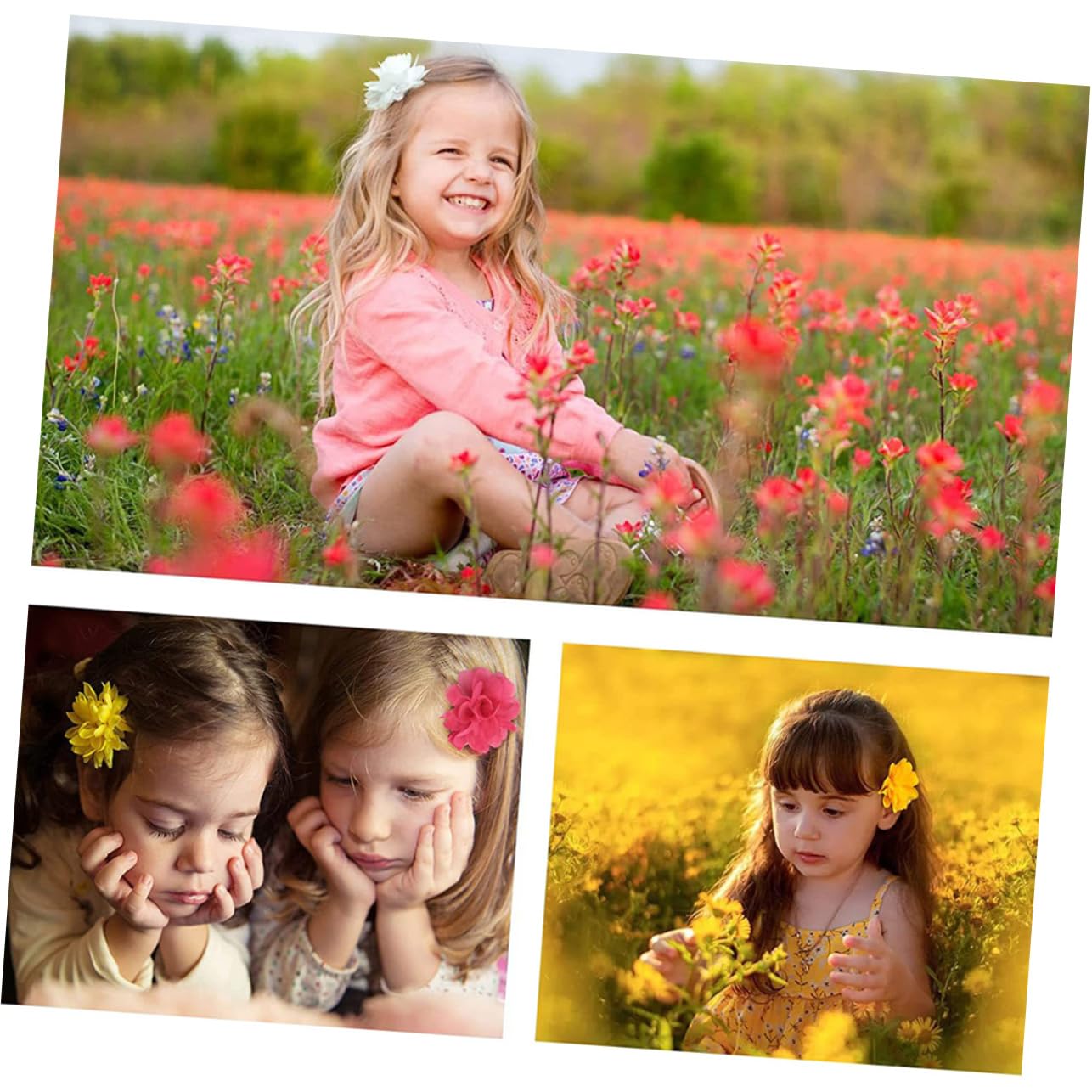 100 Pz fermaglio per fiore di chiffon mollette per con fiore di chiffon accessorio per per ragazze barrette hair pin fermaglio per per bambini HAPINARY