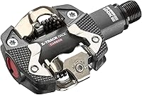 Vista 1 de LOOK Cycle - X-Track Race Carbon MTB Bike Pedals - Standard SPD Mechanism Compatible - Clipless Pedal - Carbon Body - Chromoly+ Axle - Large