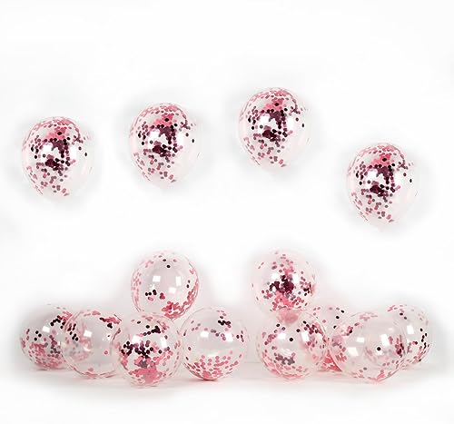 Miniatura 8 de Globos de confeti dorados, paquete de 50 globos de confeti dorado, globos de confeti dorado de 12 pulgadas, globos transparentes con confeti dorado