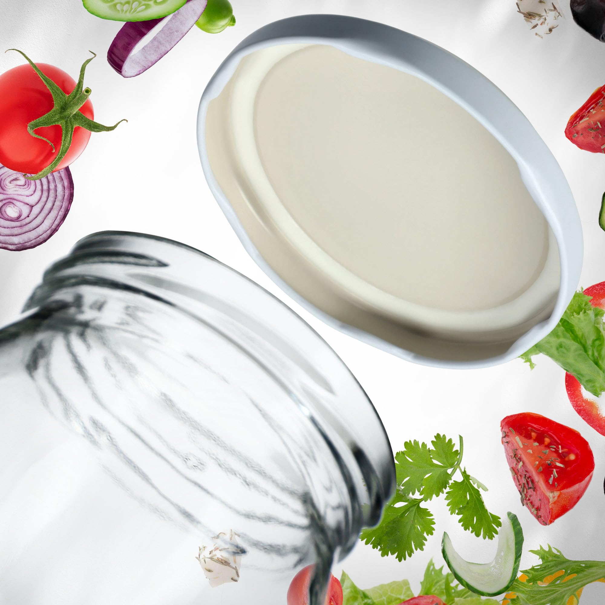 KADAX Juego de 10 tarros para mermelada de 250 ml con tapa de rosca Ø 82 mm en estilo folclórico I - hermético, apto para lavavajillas, ideal para mermelada, chutneys, verduras encurtidas, carne