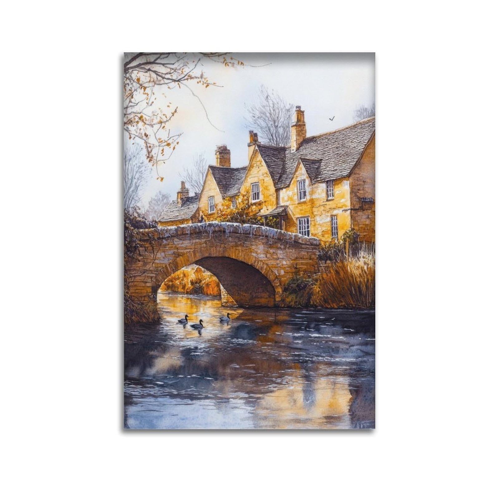 xiaoxiaoshen Bourton1 Canvas Poster Wall Art Prints Room Aesthetic Murals Bedroom And Living Decorations 24x36inch(60x90cm)
