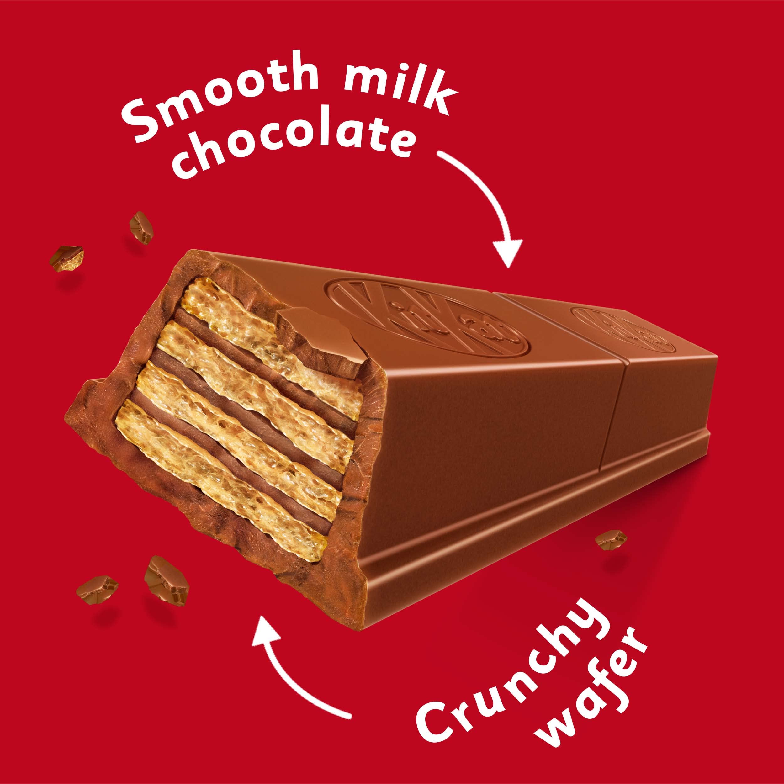KITKAT Chunky Wafer ricoperto di Cioccolato al Latte, 36 Snack da 40g (1,44kg)