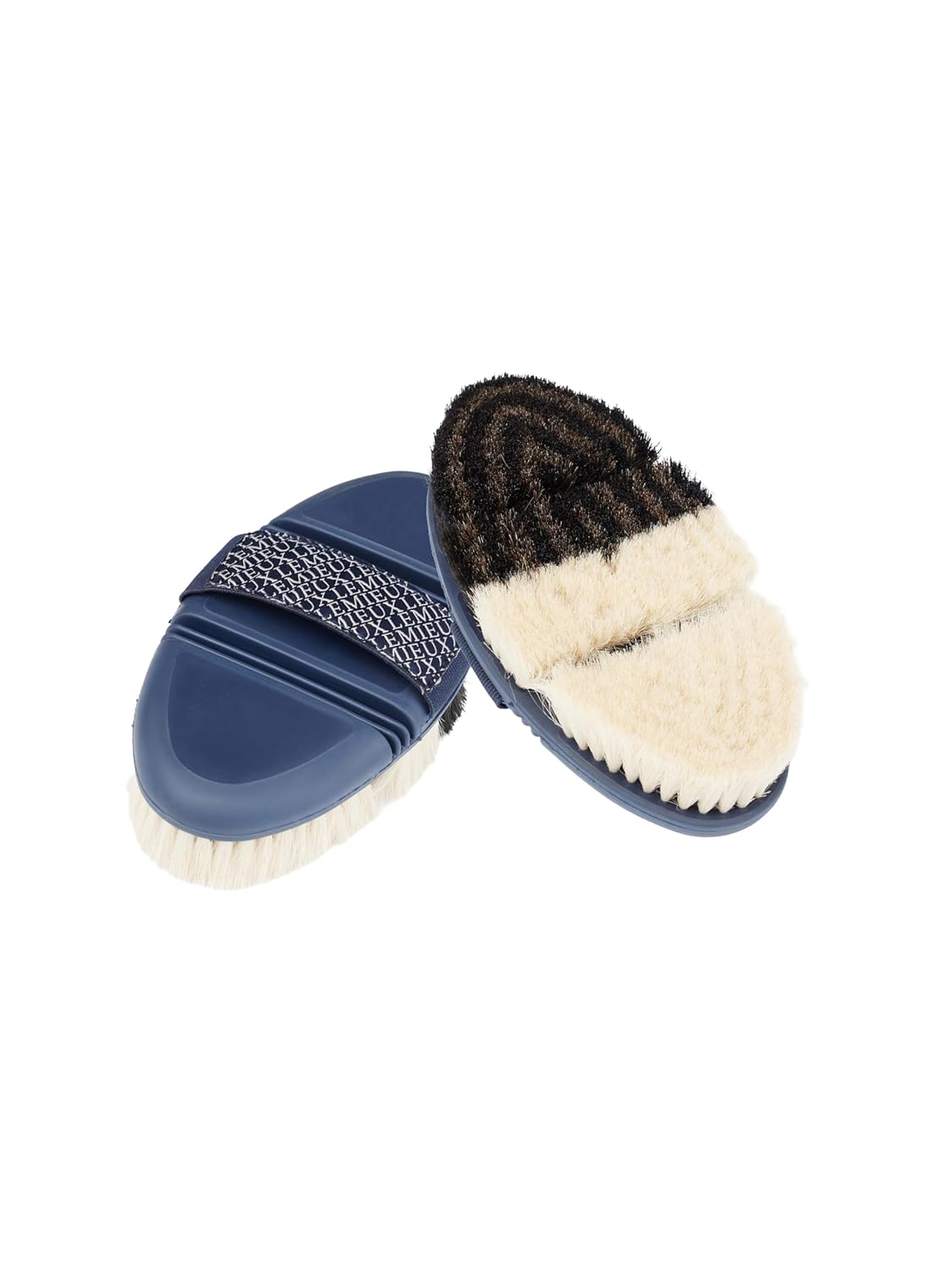 LeMieux Flexi Half & Half Finishing Brush - Navy