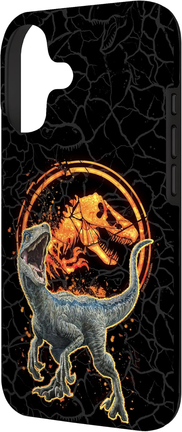 Jurassic World: Fallen Kingdom Blue Fire Logo Case for iPhone 17