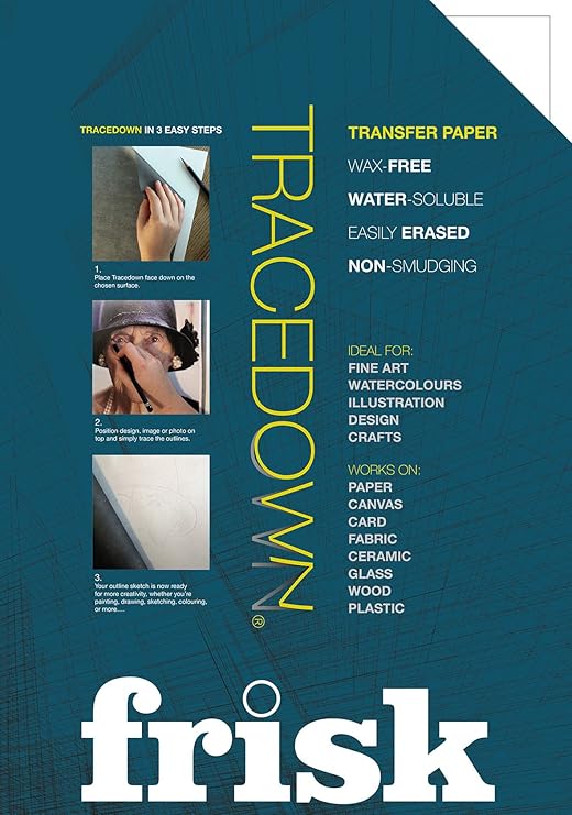Frisk Tracedown Wax Free Transfer Paper A3 White Pack of 5 Amazon.ca
