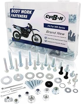 250 PCS Body Bolt Kit Fit for WR250F WR400F WR125R WR450F WR125X